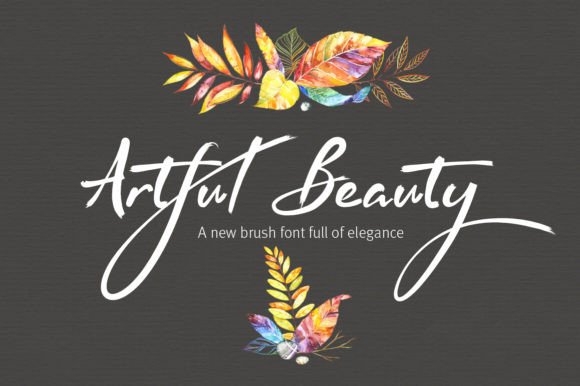 Artful Beauty: A Display Font That Elevates Digital Branding