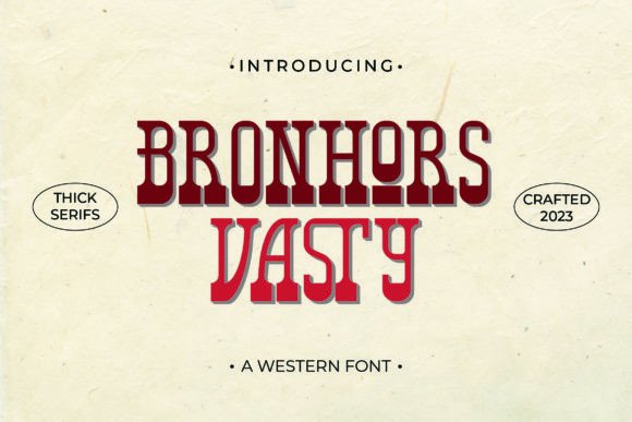 Bronhors Vasty: A Western Calligraphy Display Font That Elevates Digital Branding
