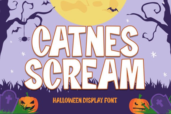 Catnes Scream: A Spooky-Perfect Display Font for Small Business Branding
