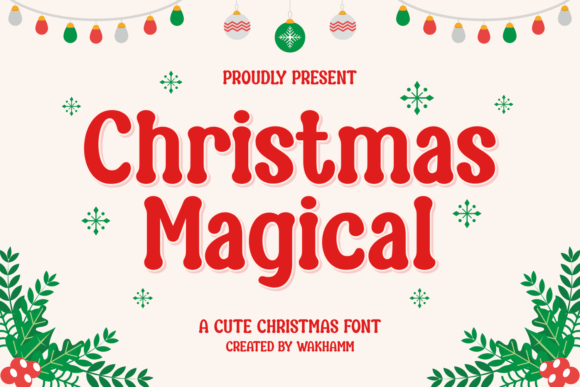 Christmas Magical: A Festive Display Font for Scroll-Stopping Campaigns