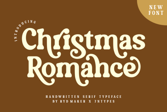 Christmas Romance: A Warm, Handwritten Display Font for Holiday Branding