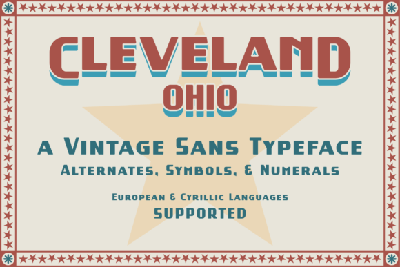 Cleveland Ohio: A Display Typeface with Quiet Confidence