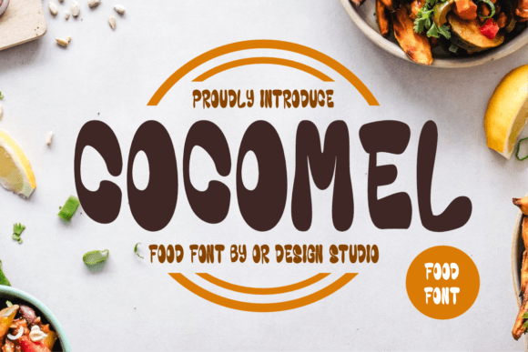 Cocomel: A Bold Handwritten Display Font for Makers