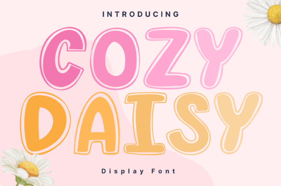 Cozy Daisy: A Whimsical Display Font for Editorial Charm