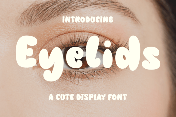 Eyelids: A Bold, Polished Display Font for Small Business Branding