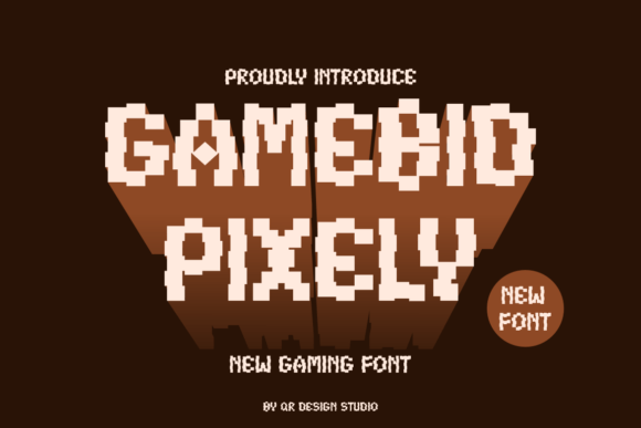 Gamebid Pixely: A Playful Display Font for Digital Branding