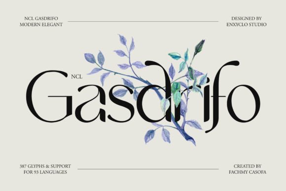 Gasdrifo: A Display Font That Makes Your Brand Look Thoughtfully Designed