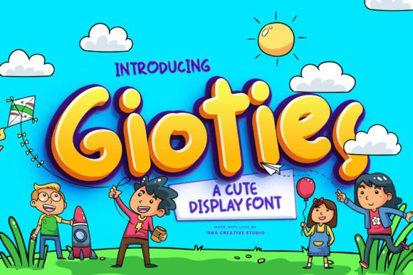 Gioties: A Display Font That Makes Your Headlines Instantly Recognizable