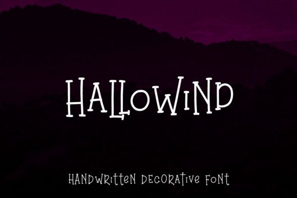 Hallowind: A Spooky-Perfect Display Font for Crafters & Sellers
