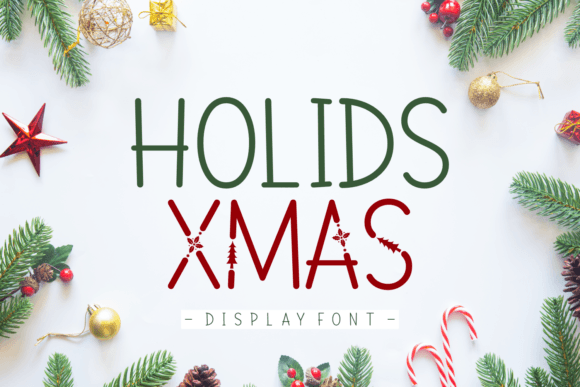 Holids Xmas: A Festive Display Font That Delivers Campaign Impact