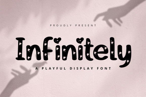 Infinitely: A Playful, Romantic Display Font for Small Business Brands