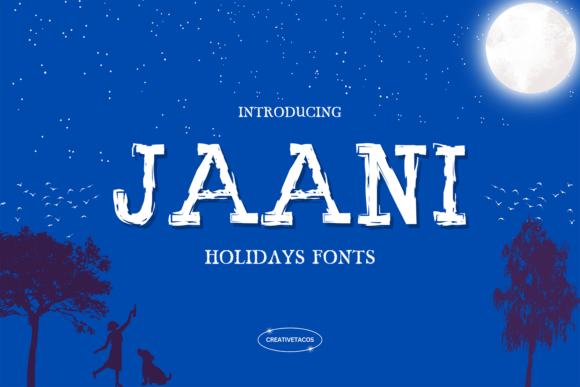 Jaani: A Holiday Display Font That Elevates Your Brand