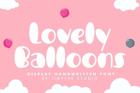 Lovely Balloons Font: A Playful Display Font That Lifts Your Brand