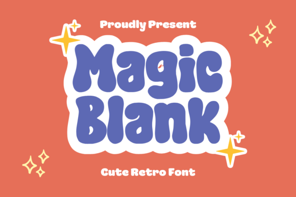 Magic Blank: A Cheerful Display Font for Digital Branding