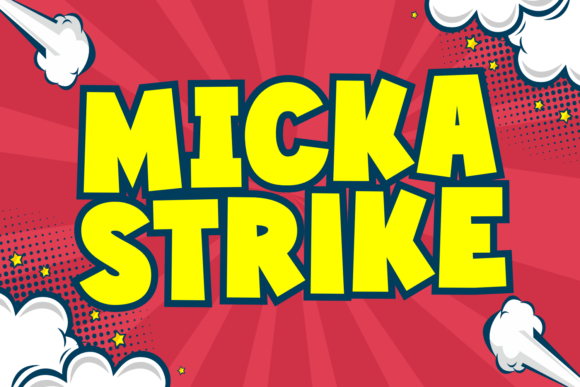 Micka Strike: A Cheerful Display Font for Bold Brand Moments