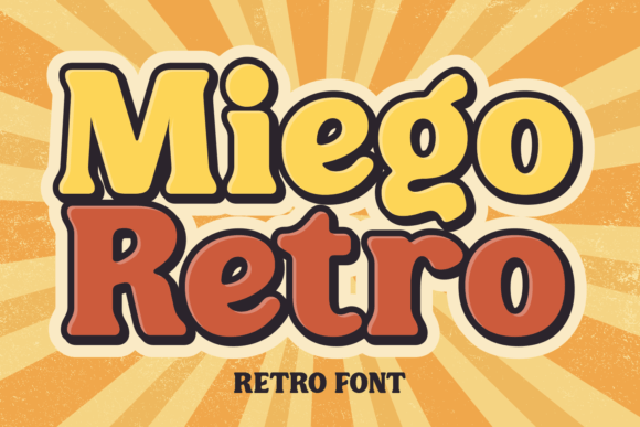 Miego Retro: A Display Font That Feels Like Sunlight on Paper