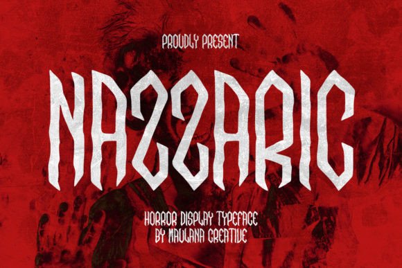 Nazzaric: A Horror Display Font That Actually Works in Real Branding