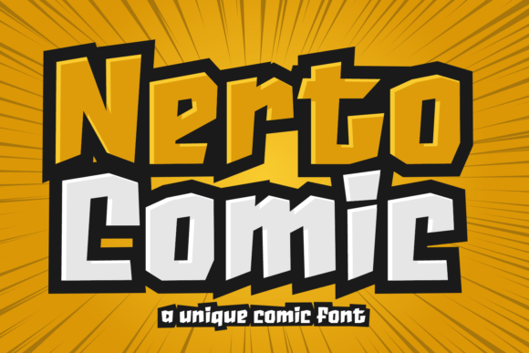 Nerto Comic: A Display Font That Grabs Attention—Without Screaming