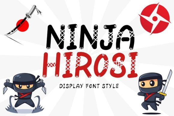 Ninja Hirosi: A Playful Display Font That Builds Brand Trust