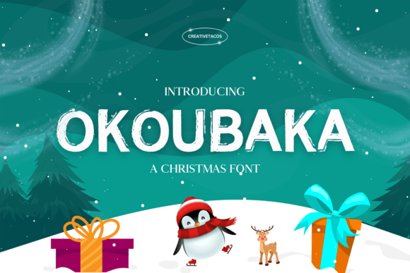 Okoubaka: A Festive Display Font That Delivers Joy—Not Just Jingle