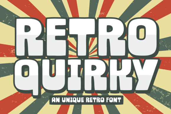 Retro Quirky: A Chunky, Charming Display Font for Makers