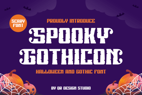 Spooky Gothicon: A Quirky Display Font for Handmade Charm