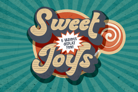 Sweet Joys: A Bold Retro Script Display Font for Makers
