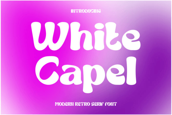 White Capel: A Modern Display Font That Elevates Digital Branding